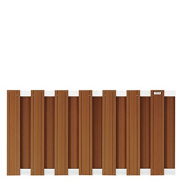 Composiet schutting Design Bruin 93x180 cm