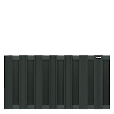 Composiet schutting Design Antraciet 93x180 cm