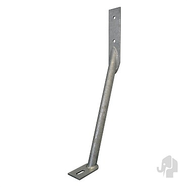 Stormanker (tbv alu-paal) [verzinkt] bc