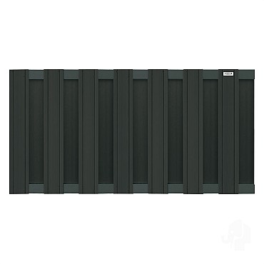Composiet schutting Design Antraciet 93x180 cm
