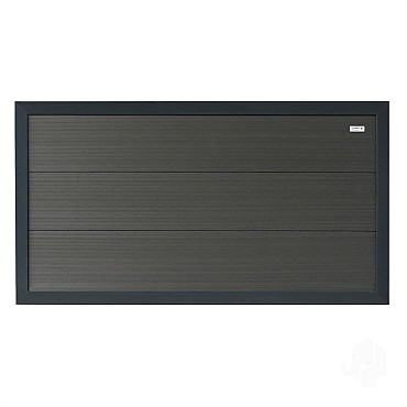 Composiet schutting Forte Antraciet 180x93 cm