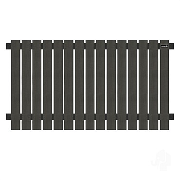 WPC-antraciet FSC tuinscherm 