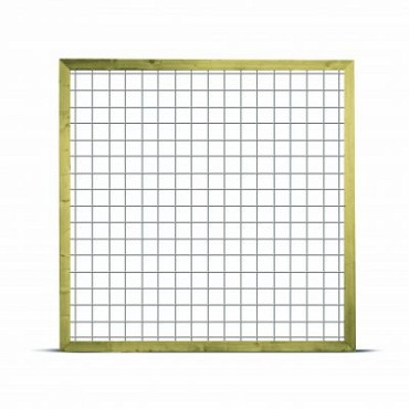 Draadscherm in kader 180x180 cm