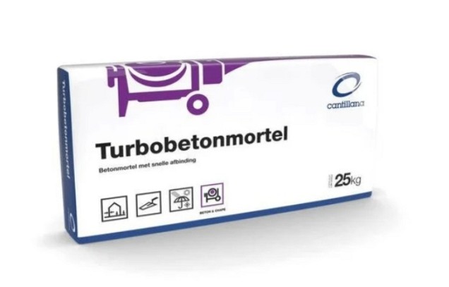 25 kg snelbeton (turbomortel Cantillana)