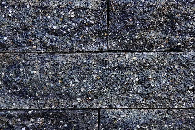Block Wall Black 15x15x60 cm