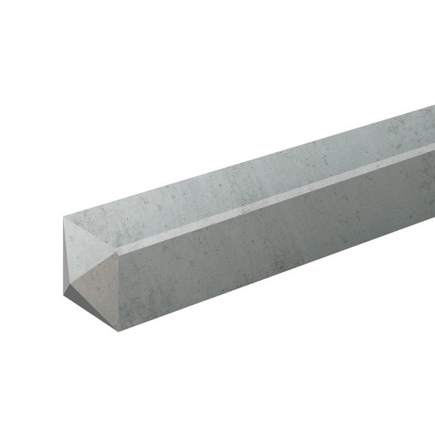 Betonnen Hoekpaal grijs10x10x280 cm