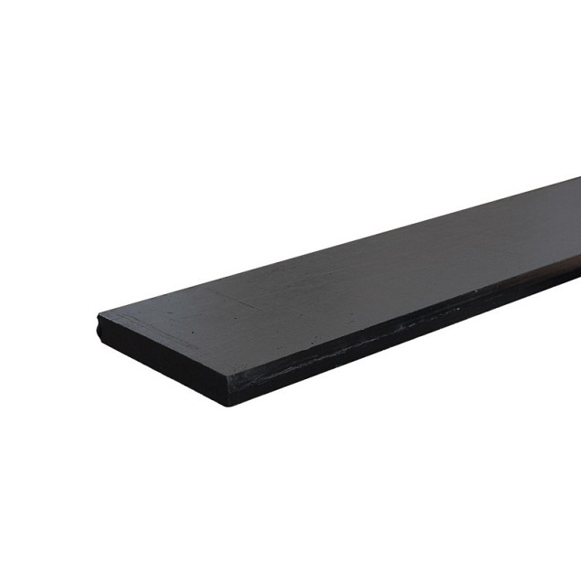 Beton onderplaat antraciet gecoat 3x25x184