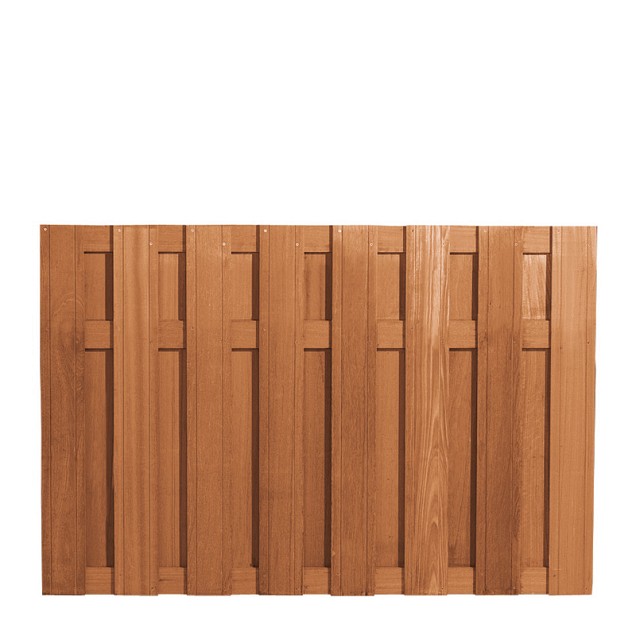 Bangkirai plankenscherm Deluxe 120x180 cm