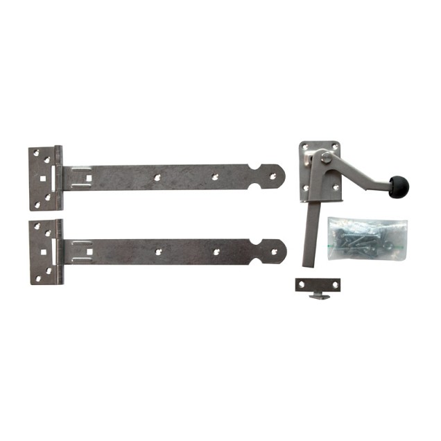 Set: tuinheksluiting RVS