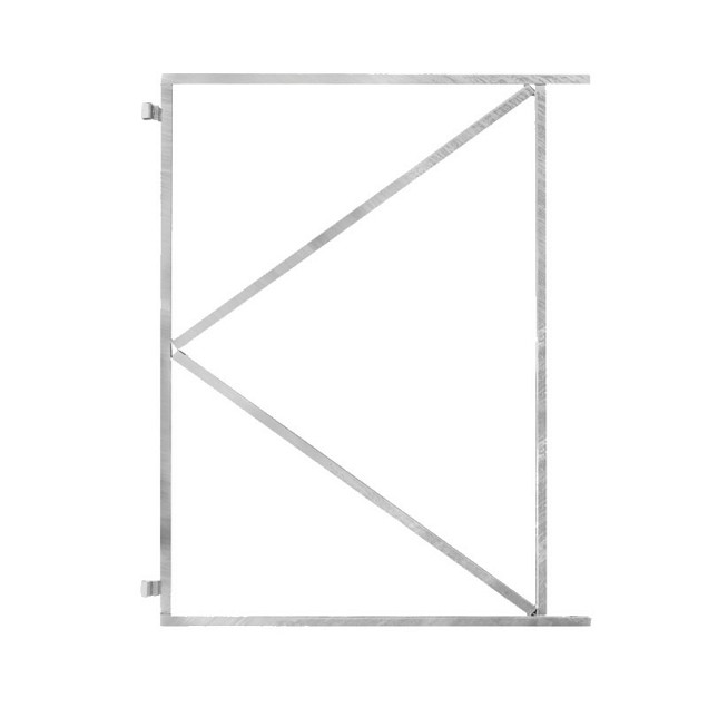 Stalen deurframe 120x155 universeel incl. duimen