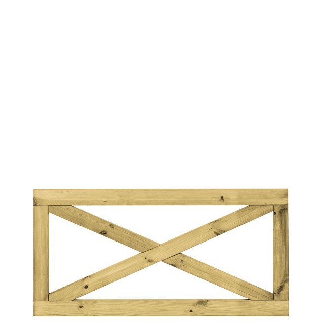 Grenen boerenland hek 75x150 cm