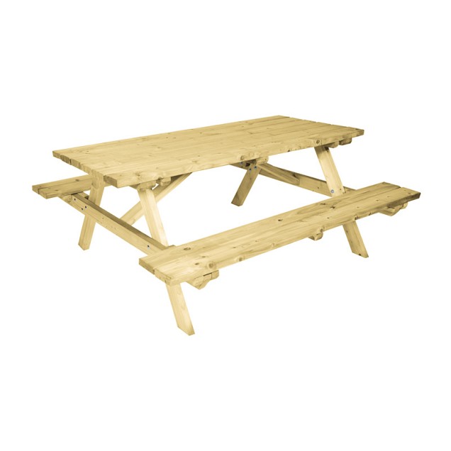 18061 Vuren  Picknicktafel  FSC 74x160x180cm *