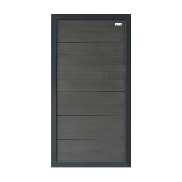Composiet schutting Forte Antraciet 90x180 cm