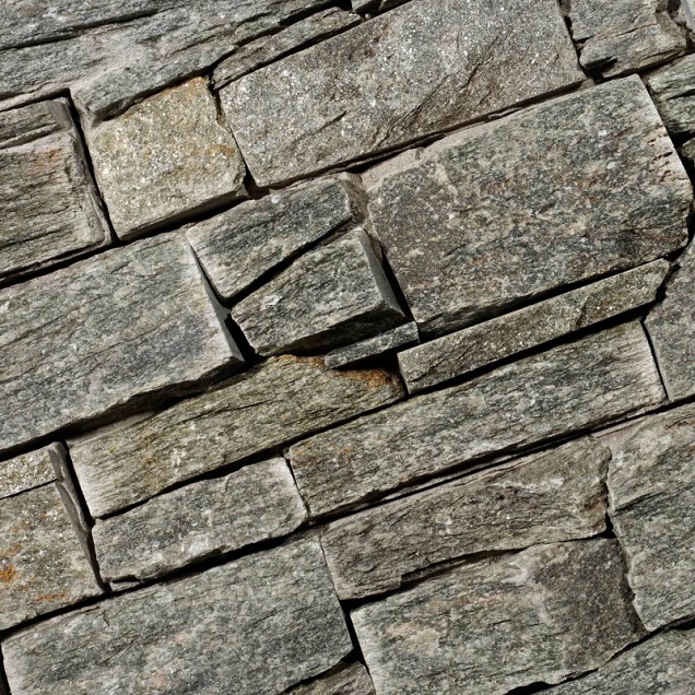 Stone Panel Rustic Silver 60x15x3-4 cm