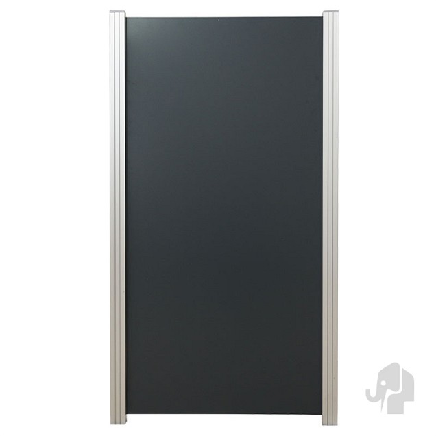 Aluminium composiet tuinscherm recht 900 x 1800mm [donkergrijs]