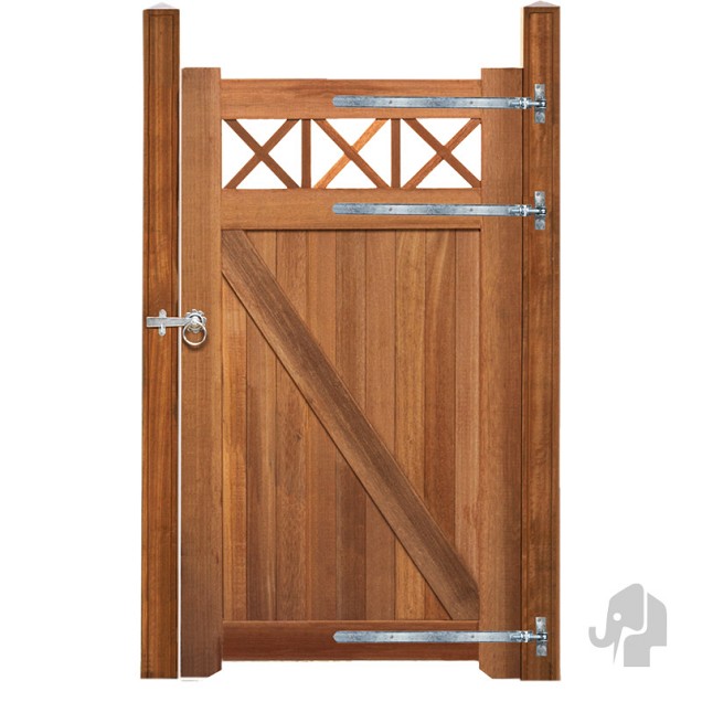 Verstelbare heng "Belmonte" 80cm (tbv tuindeur enkel) [verzinkt]