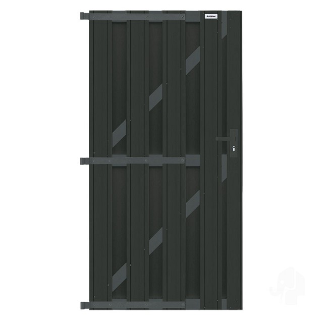 Composiet tuindeur Design Antraciet 90x180 cm