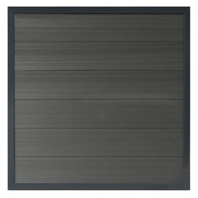 Composiet schutting Forte Antraciet 180x180 cm
