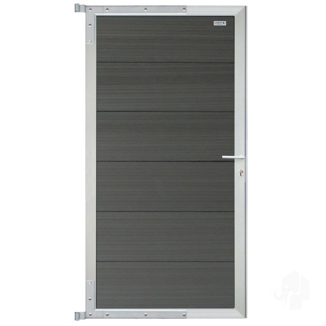 Composiet tuindeur Forte Antraciet - alu 90x180 cm