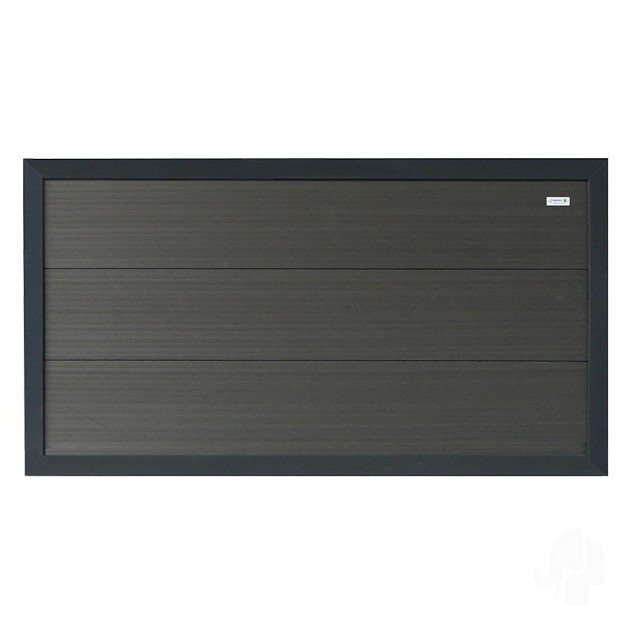 Composiet schutting Forte Antraciet 180x93 cm