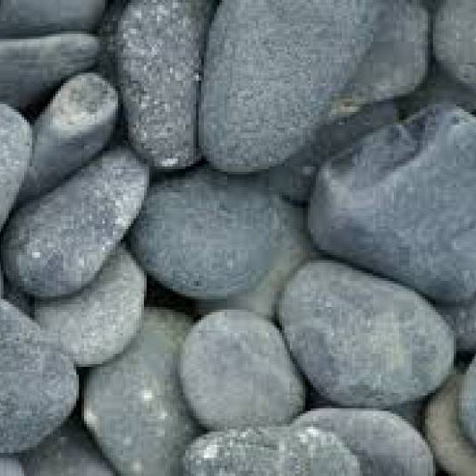 25 kg Beach pebbles 40-60 mm antraciet