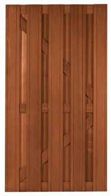 Bangkirai plankenscherm Deluxe 180x90 cm