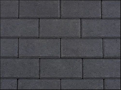 Dubbelklinkers 21x21x8 antraciet S-top